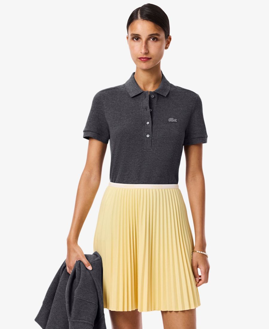 Женская поло-рубашка LACOSTE с коротким рукавом, приталенного кроя LACOSTE USA, Dark Gray
Женская поло-рубашка LACOSTE с коротким рукавом, приталенного кроя LACOSTE USA, Dark Gray