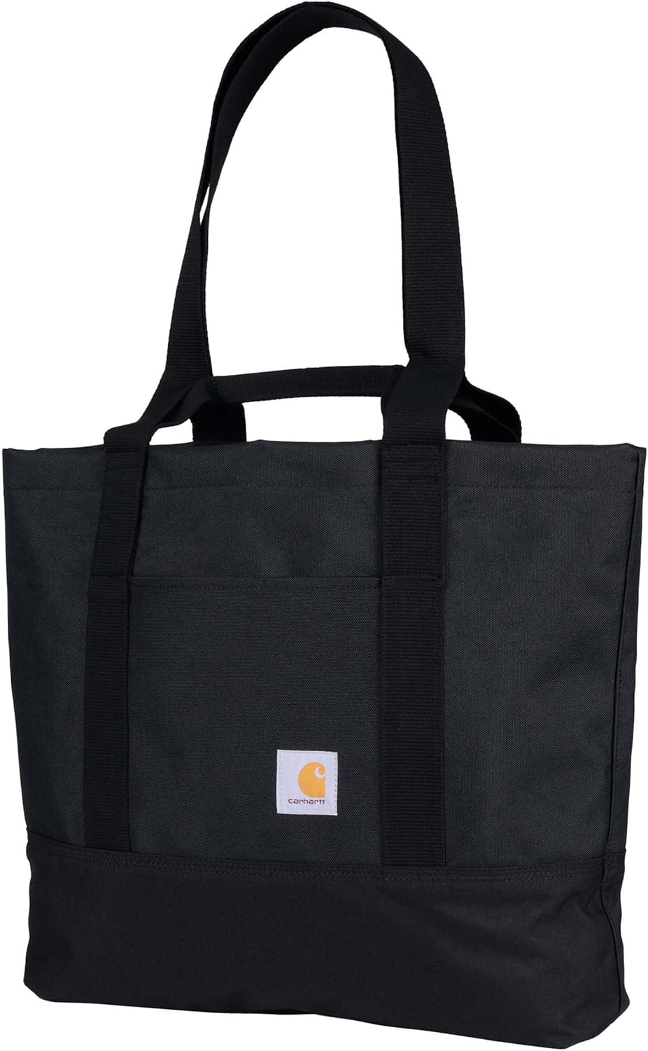 Классическая вертикальная сумка-тоут Carhartt, материал с водоотталкивающим покрытием, с ручками и наплечным ремнем, Black
Классическая вертикальная сумка-тоут Carhartt, материал с водоотталкивающим покрытием, с ручками и наплечным ремнем, Black