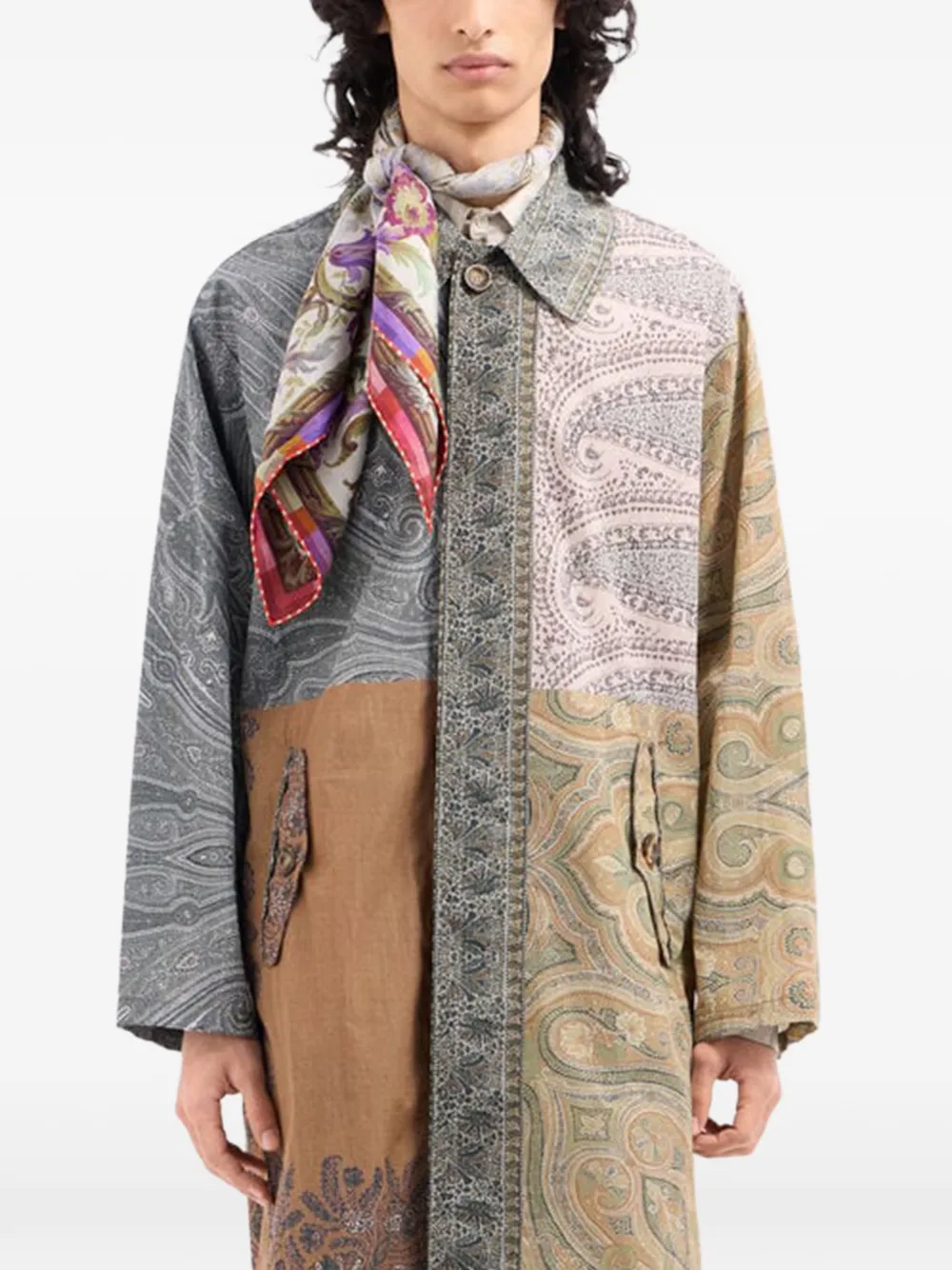 Шарф с цветочным узором Pierre-Louis Mascia, бежевый
Шарф с цветочным узором Pierre-Louis Mascia, бежевый