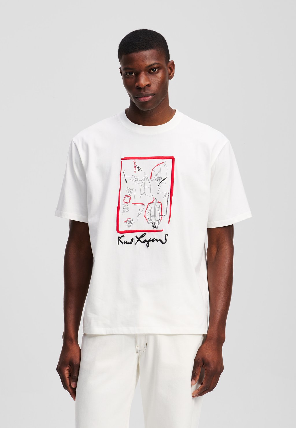 Футболка с принтом KARL LAGERFELD, белый
Футболка с принтом KARL LAGERFELD, белый