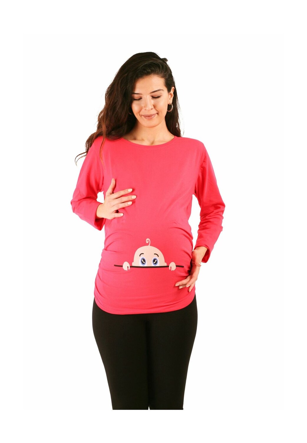 Рубашка для беременных с длинными рукавами и забавным детским мотивом M.M.C., цвет Koralle
Рубашка для беременных с длинными рукавами и забавным детским мотивом M.M.C., цвет Koralle