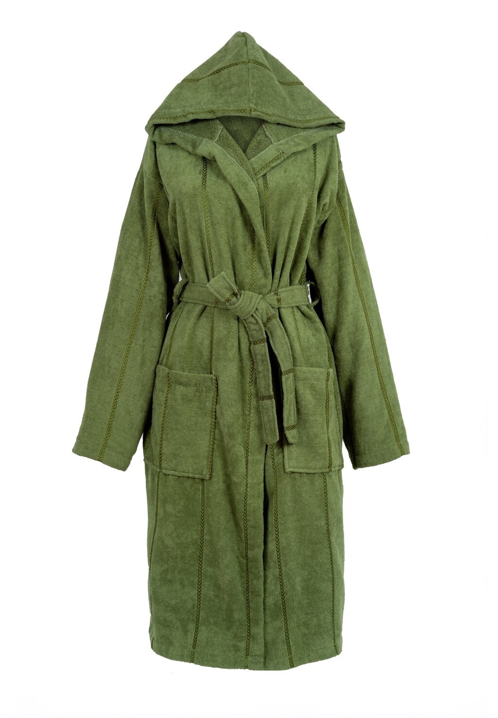 Халат UNISEX MIT KAPUZE just2little, зеленый 
Халат UNISEX MIT KAPUZE just2little, зеленый