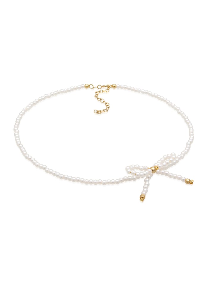 Elli Колье из серебра 925 пробы с белым бантом
Elli Колье из серебра 925 пробы с белым бантом