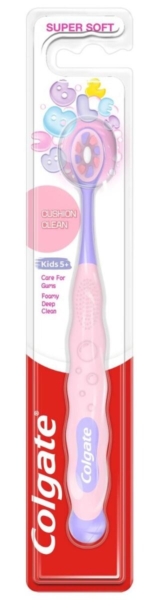 Детская зубная щетка Colgate Cushion Clean, 1 шт
Детская зубная щетка Colgate Cushion Clean, 1 шт