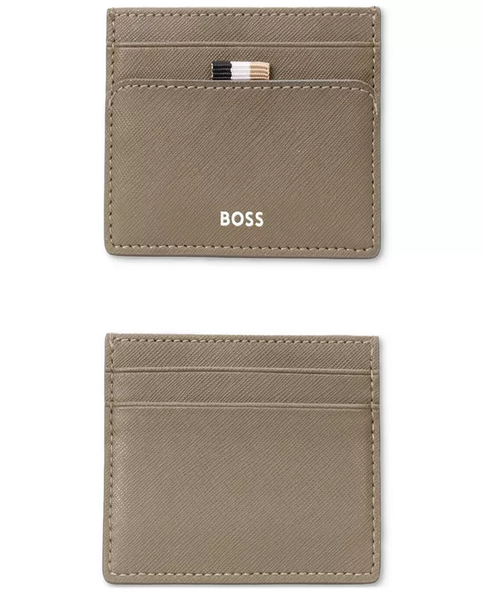 Мужской кожаный картхолдер Zair Hugo Boss, зеленый
Мужской кожаный картхолдер Zair Hugo Boss, зеленый