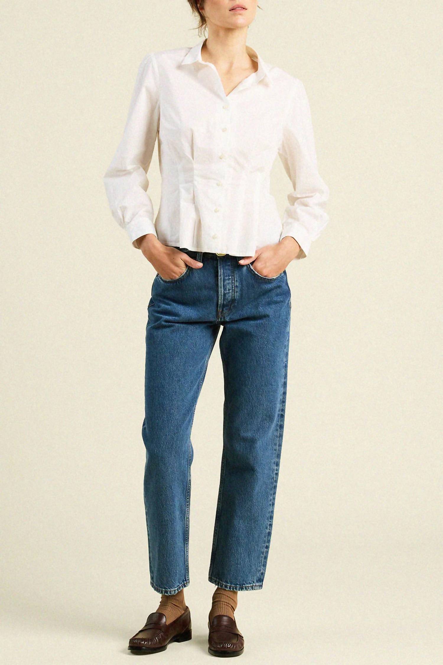 Блузка Valentina белого цвета Trovata, белый
Блузка Valentina белого цвета Trovata, белый