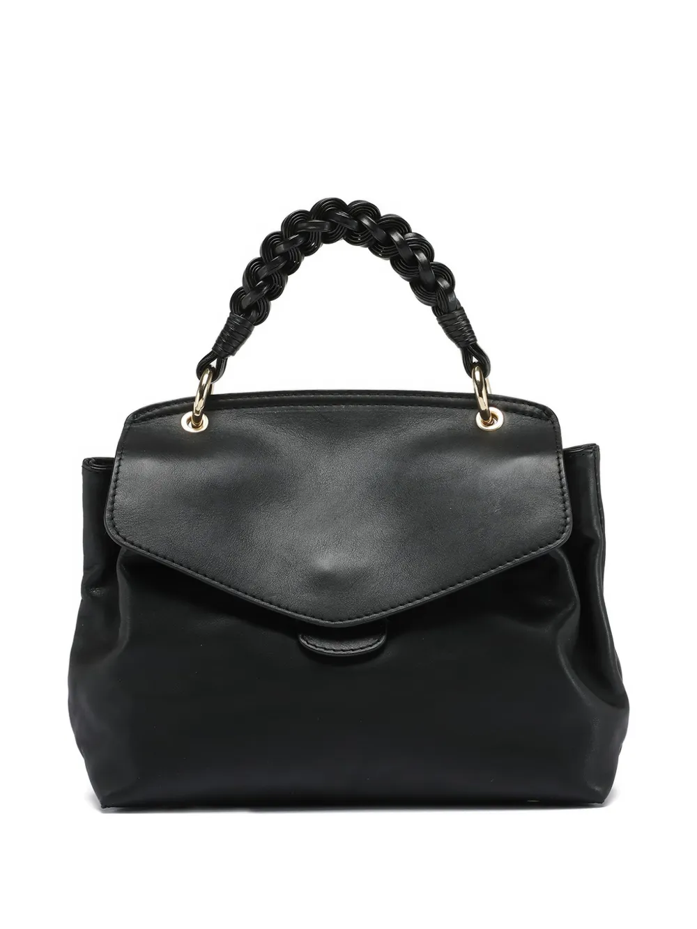 Сумка-сэтчел с плетеной ручкой Officine Creative, черный
Сумка-сэтчел с плетеной ручкой Officine Creative, черный