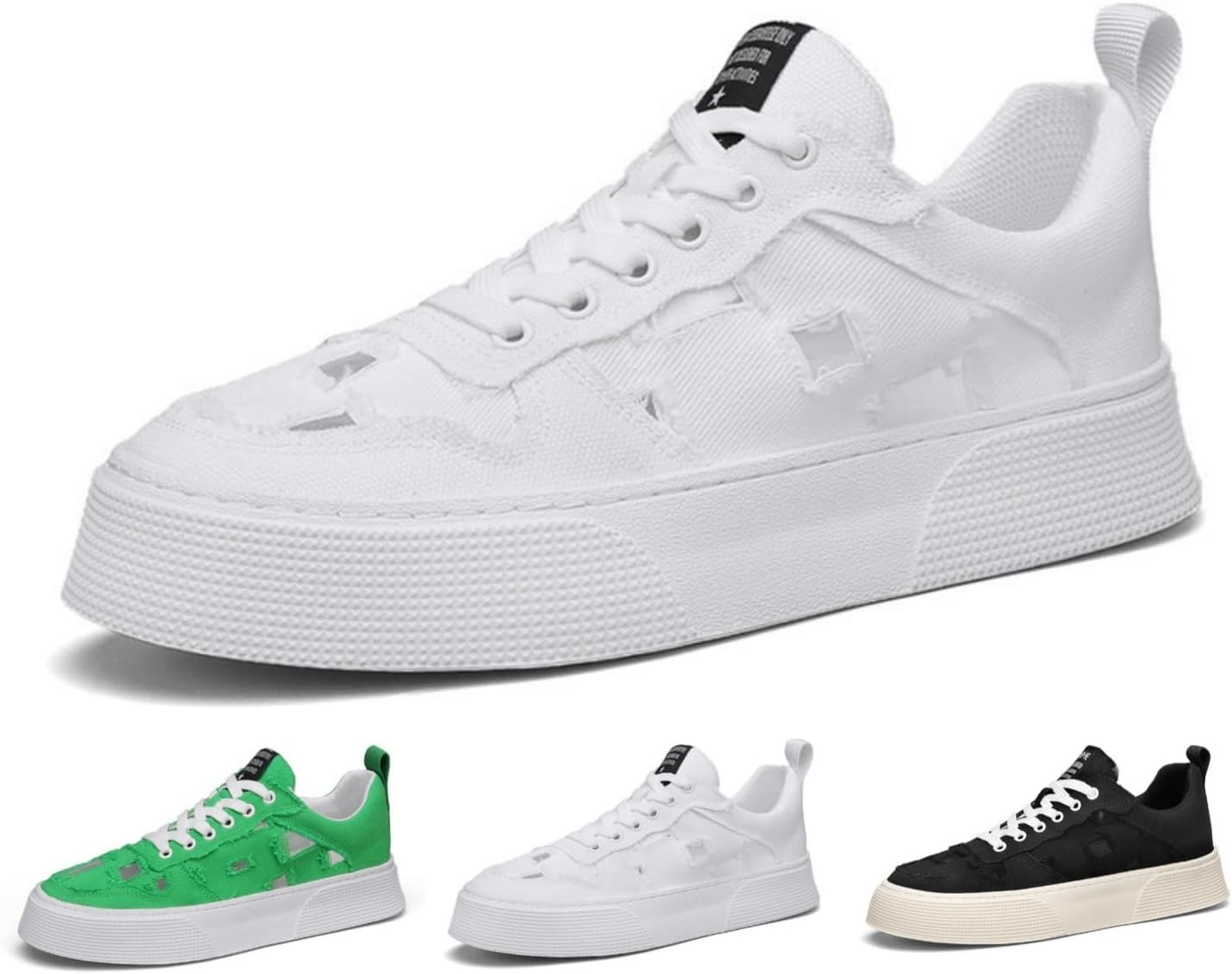 Женские и мужские модные массивные кроссовки из холщовой ткани, классические Y2K, низкие, дышащие, легкие, повседневные обувь для ходьбы Macefil, белый
Женские и мужские модные массивные кроссовки из холщовой ткани, классические Y2K, низкие, дышащие, легкие, повседневные обувь для ходьбы Macefil, белый