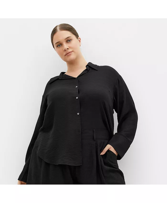 Рубашка Белла больших размеров CITY CHIC, черный
Рубашка Белла больших размеров CITY CHIC, черный