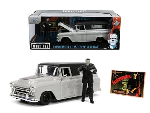 Frankenstein Chevy Suburban Delivery 1957 с фигуркой (Jada 253255032)
Frankenstein Chevy Suburban Delivery 1957 с фигуркой (Jada 253255032)