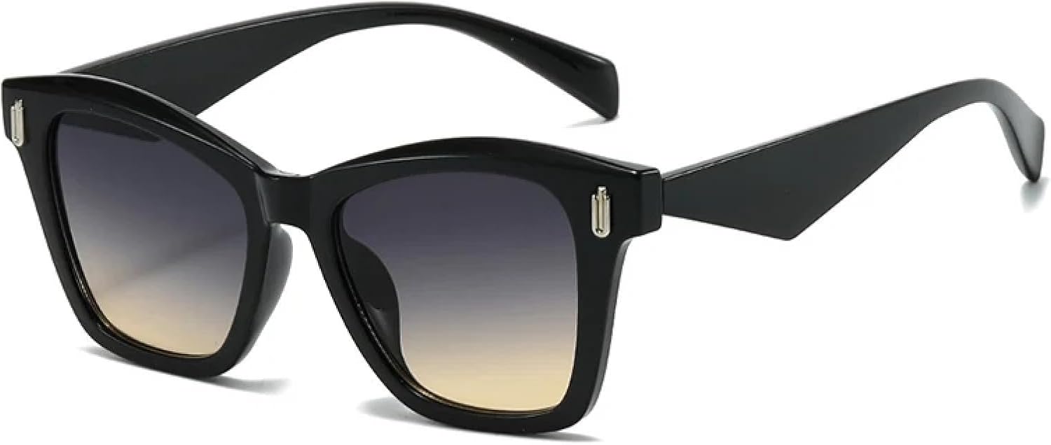 Солнцезащитные очки «кошачий глаз» Модные женские градиентные солнцезащитные очки с защитой от УФ-излучения UV400 Ретро солнцезащитные очки для мужчин TVTBBVV, Black Gray Yellow
Солнцезащитные очки «кошачий глаз» Модные женские градиентные солнцезащитные очки с защитой от УФ-излучения UV400 Ретро солнцезащитные очки для мужчин TVTBBVV, Black Gray Yellow