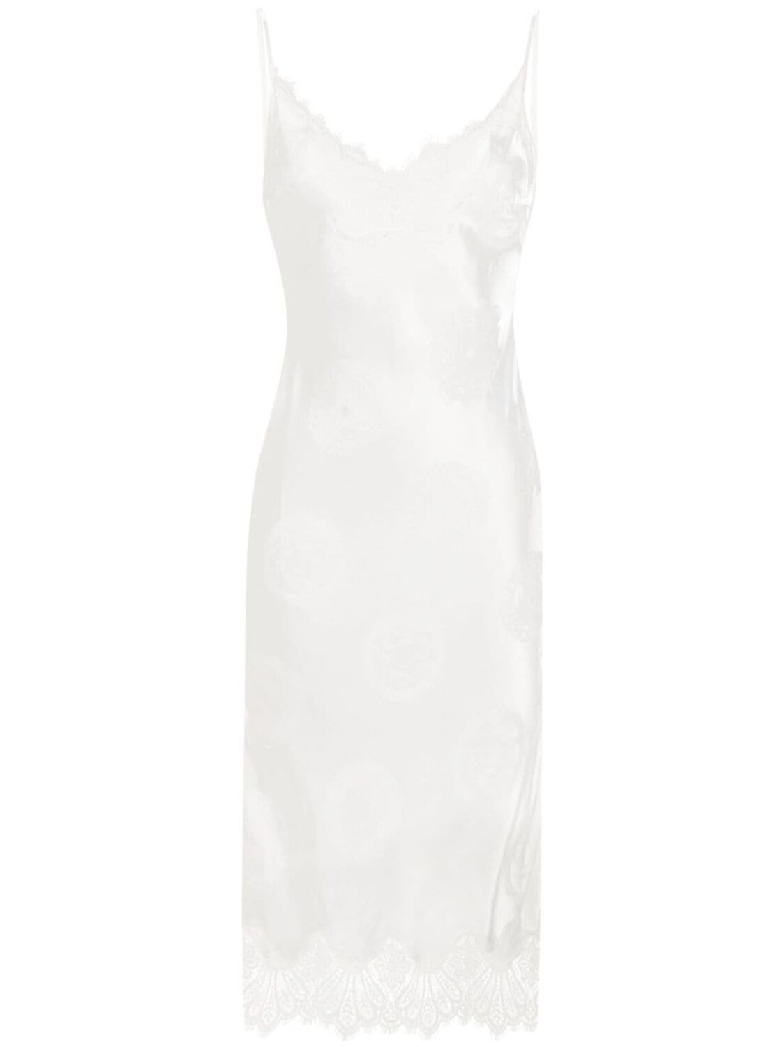 Жаккардовое платье-комбинация Cymatics с цветочным узором Coperni, белый 
Жаккардовое платье-комбинация Cymatics с цветочным узором Coperni, белый