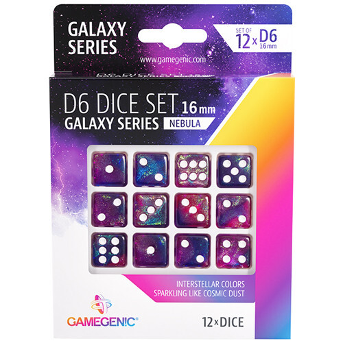 Аксессуары Gamegenic Galaxy Series 16mm d6 Set: Nebula (12)
Аксессуары Gamegenic Galaxy Series 16mm d6 Set: Nebula (12)