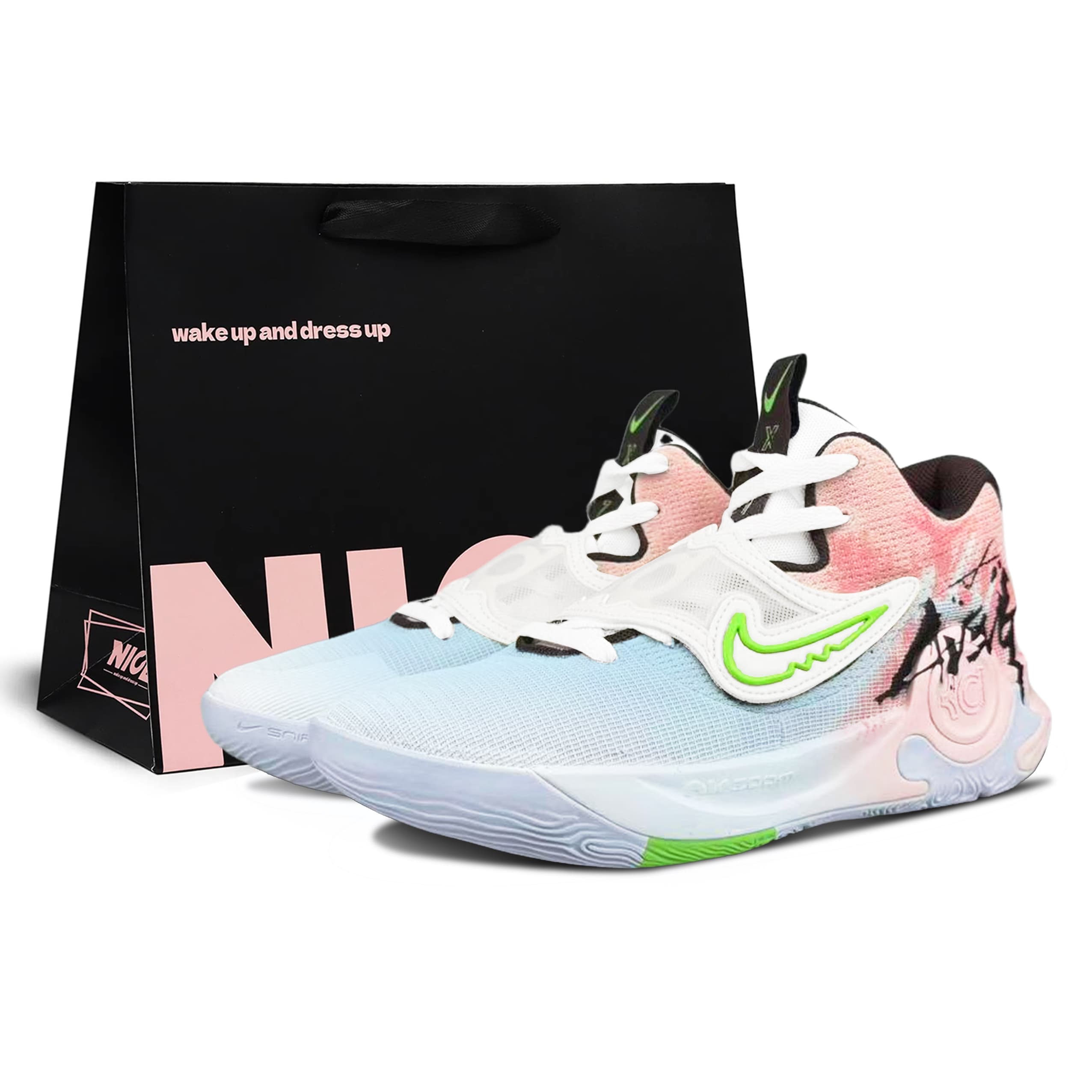 Nike Баскетбольные кроссовки KD Trey 5 X с низким верхом, устойчивые к истиранию, мужские, сине-розовые
Nike Баскетбольные кроссовки KD Trey 5 X с низким верхом, устойчивые к истиранию, мужские, сине-розовые