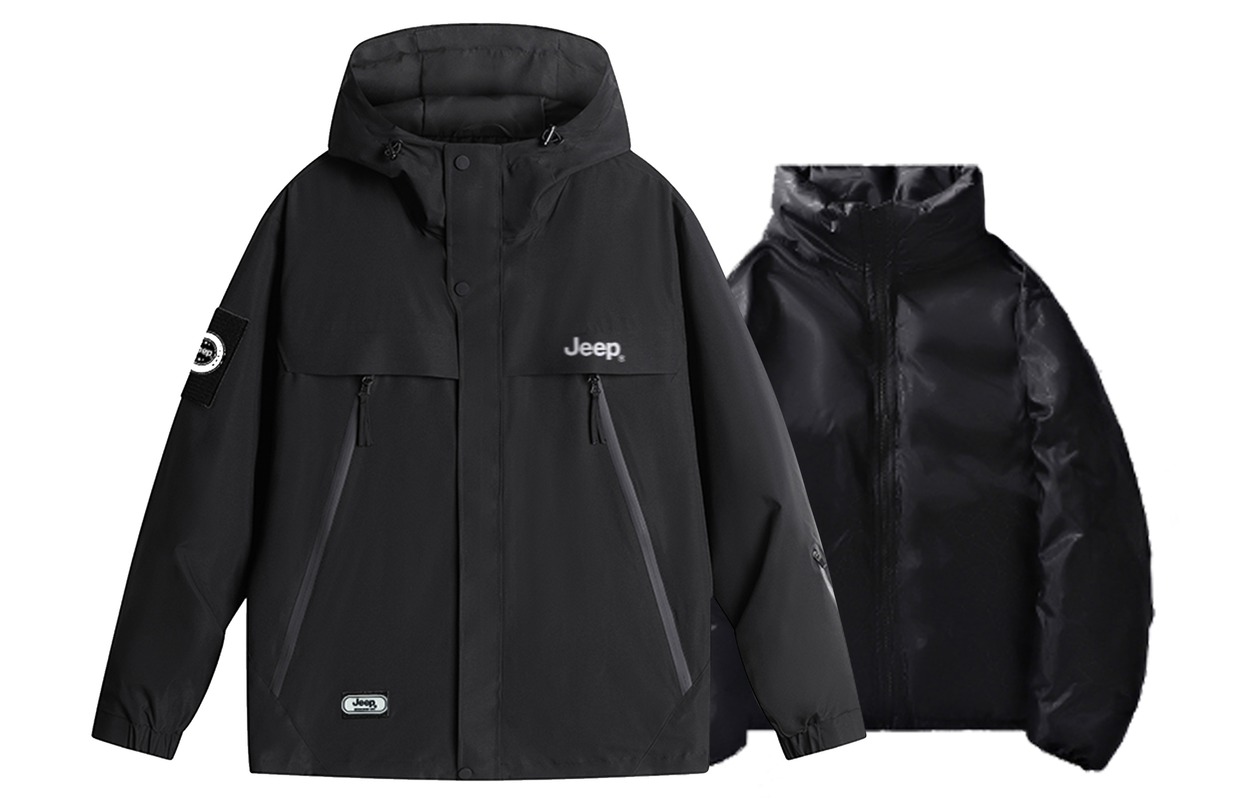 Jeep Куртка Unisex, 094 Pure Black (Down Liners)
Jeep Куртка Unisex, 094 Pure Black (Down Liners)