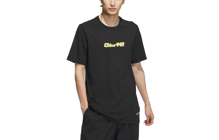 Adidas Мужская футболка, Черный 
Adidas Мужская футболка, Черный