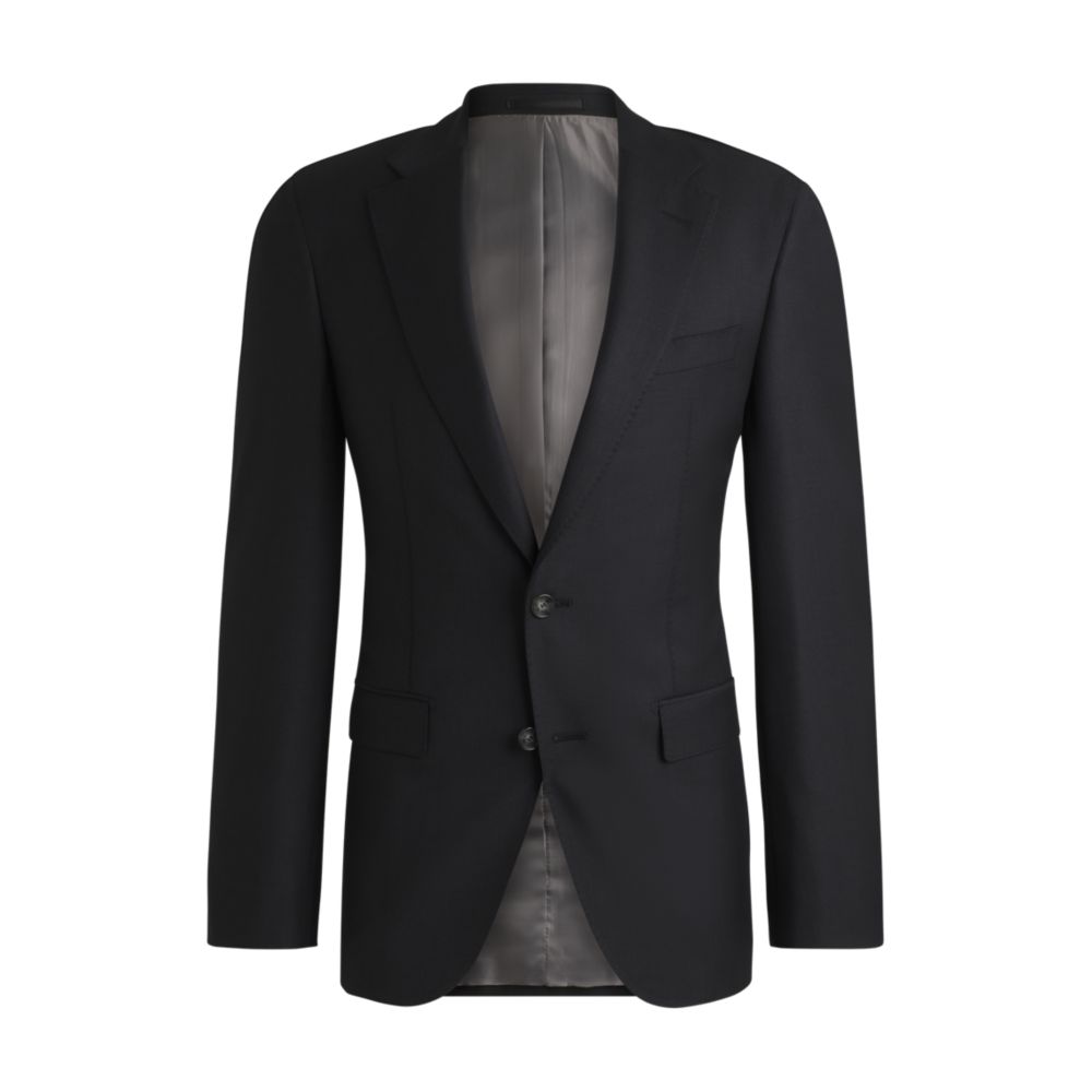 Приталенная куртка из натуральной шерсти с добавлением эластичных волокон BOSS, светло-серый
Приталенная куртка из натуральной шерсти с добавлением эластичных волокон BOSS, светло-серый