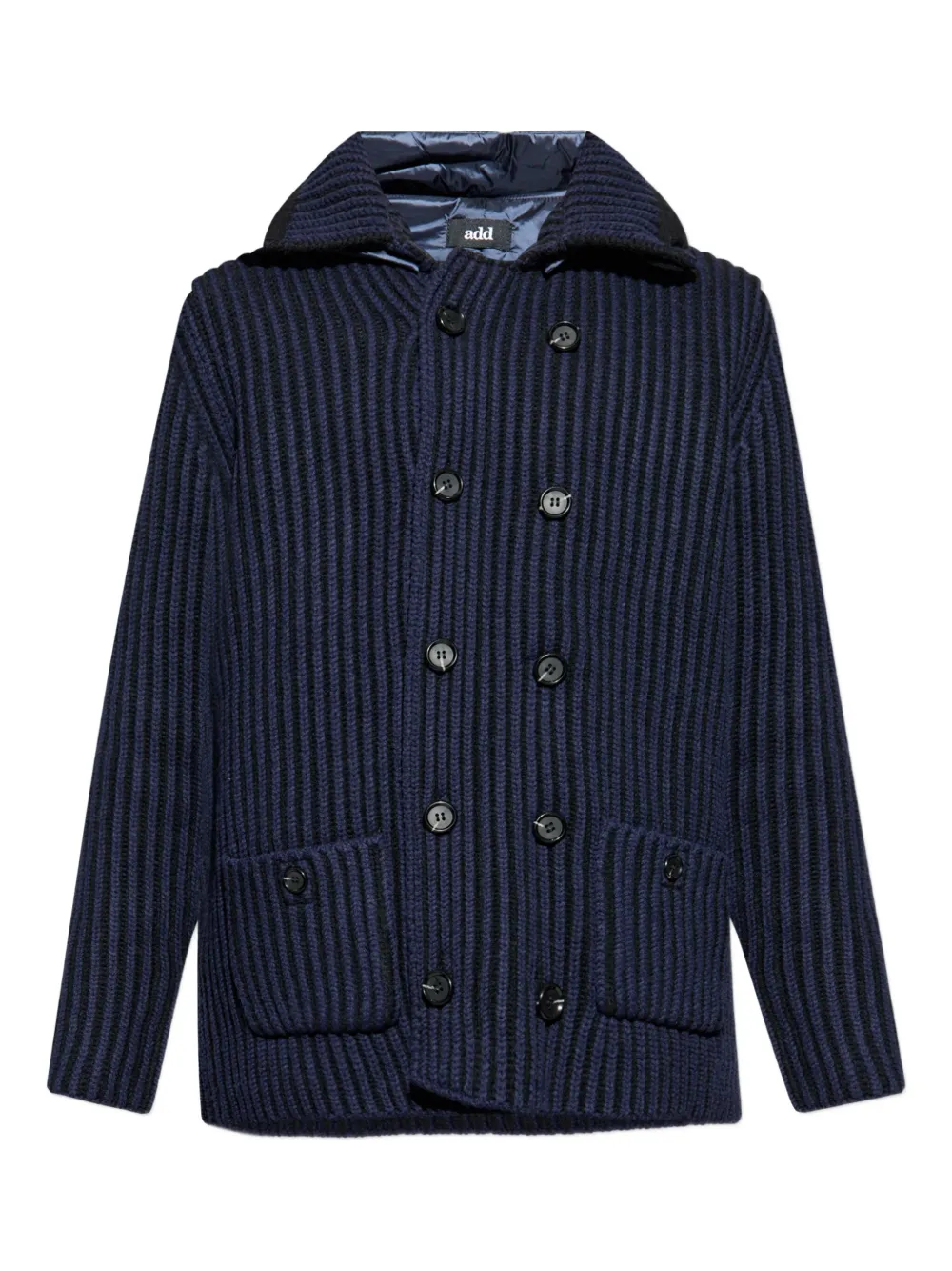 Полосатый двубортный жакет Add, синий
Полосатый двубортный жакет Add, синий