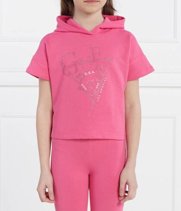 Толстовка детская Guess с коротким рукавом, розовый
Толстовка детская Guess с коротким рукавом, розовый