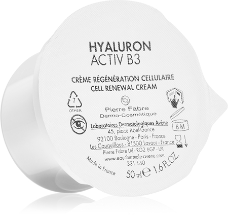 Крем для восстановления клеток кожи Avène Hyaluron Activ B3 Cell Renewal Cream, 50 ml 
Крем для восстановления клеток кожи Avène Hyaluron Activ B3 Cell Renewal Cream, 50 ml