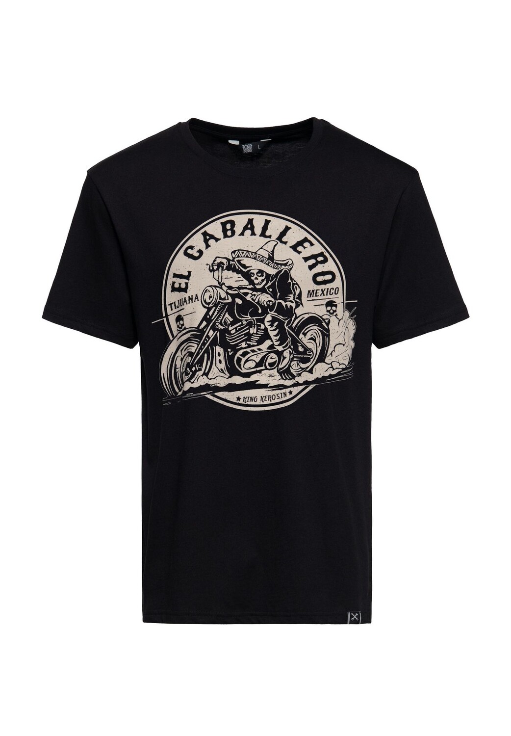 Рубашка с принтом спереди El Caballero KING KEROSIN, черный
Рубашка с принтом спереди El Caballero KING KEROSIN, черный