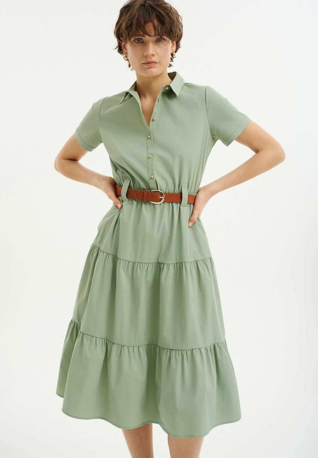 Платье-рубашка Greenpoint, светло-зеленый
Платье-рубашка Greenpoint, светло-зеленый