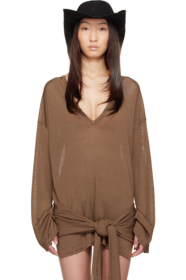 Вышитая бейсболка The Attico, черный
Вышитая бейсболка The Attico, черный