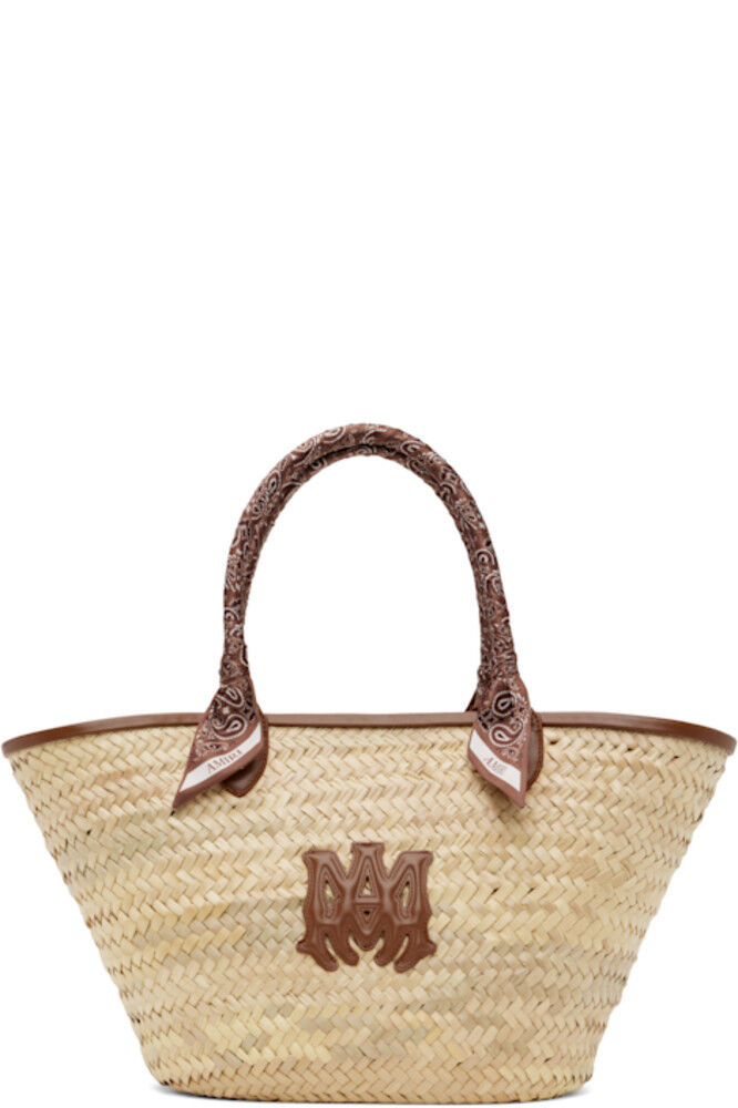 Сумка-тоут MA Raffia Macro бежевого и коричневого цвета AMIRI
Сумка-тоут MA Raffia Macro бежевого и коричневого цвета AMIRI