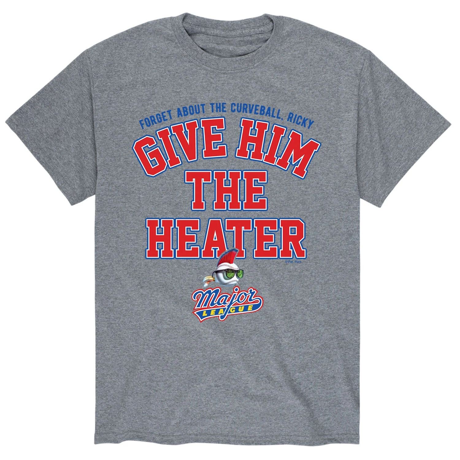 Мужская бейсбольная футболка Высшей лиги с надписью "Give Him The Heater" Licensed Character
Мужская бейсбольная футболка Высшей лиги с надписью "Give Him The Heater" Licensed Character