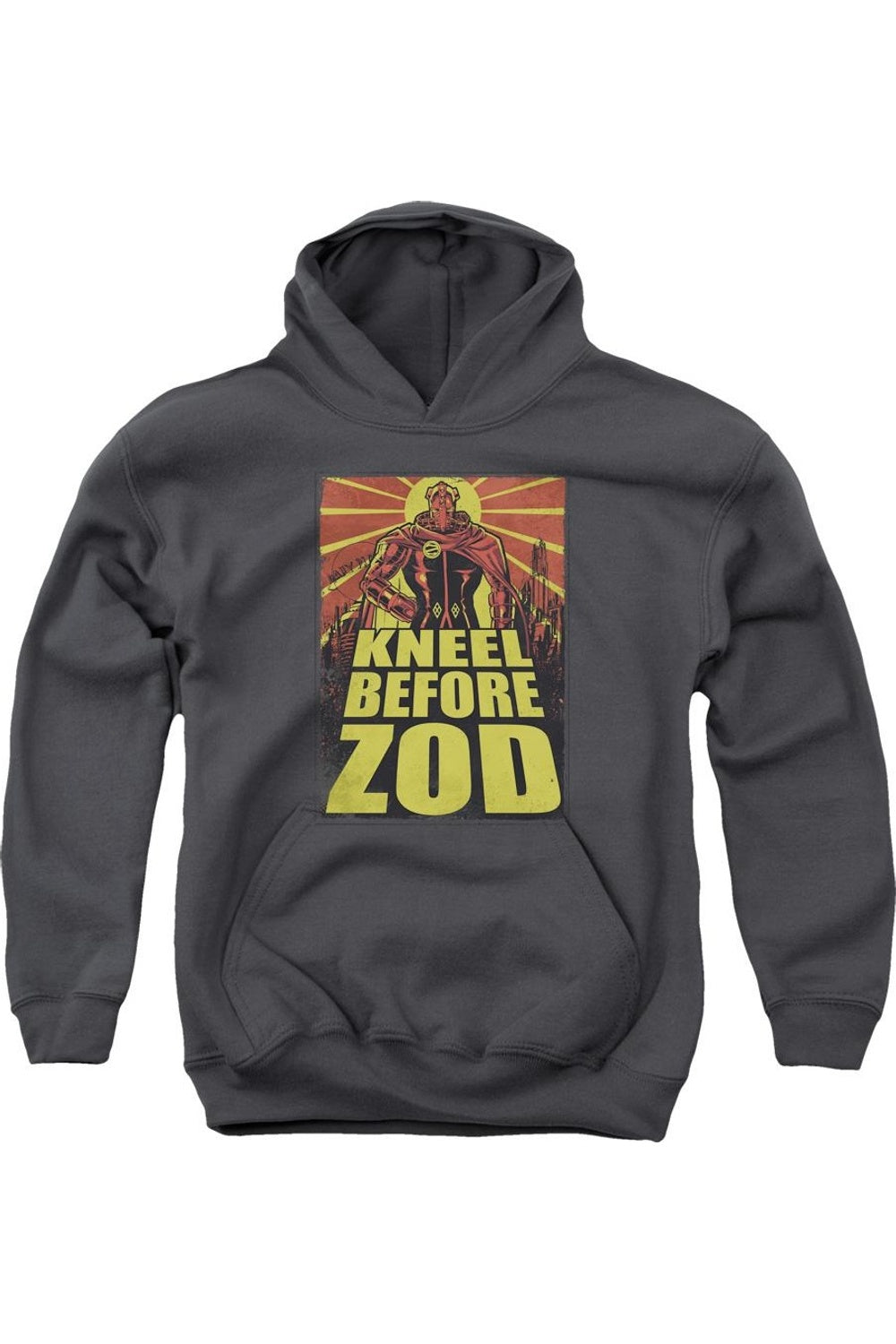 Толстовка с капюшоном "Superman Zod" для молодежи Gildan, Charcoal 
Толстовка с капюшоном "Superman Zod" для молодежи Gildan, Charcoal