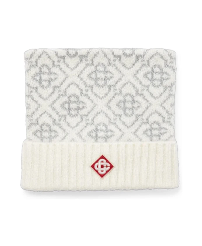 Шапка-Бини из мохера с монограммой Ski Casablanca, белый
Шапка-Бини из мохера с монограммой Ski Casablanca, белый