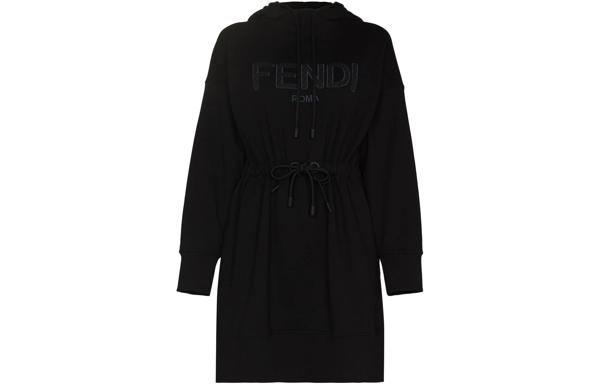 FENDI SS22 Платье с длинными рукавами женское Black
FENDI SS22 Платье с длинными рукавами женское Black