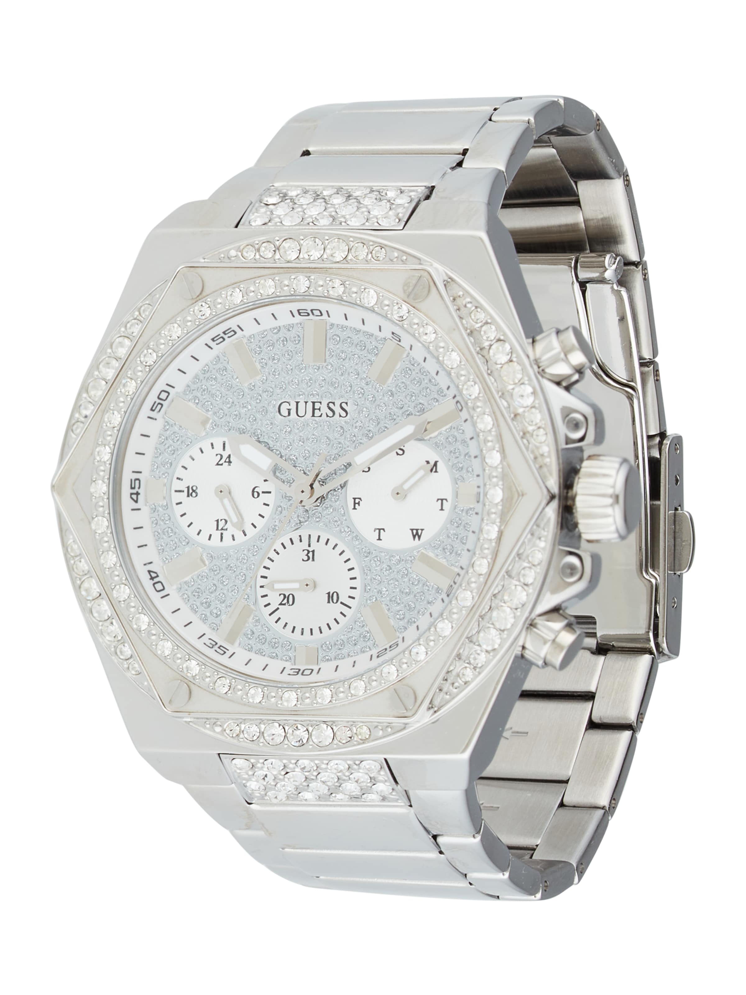 GUESS Часы 'FURY' аналоговые, серебристые
GUESS Часы 'FURY' аналоговые, серебристые