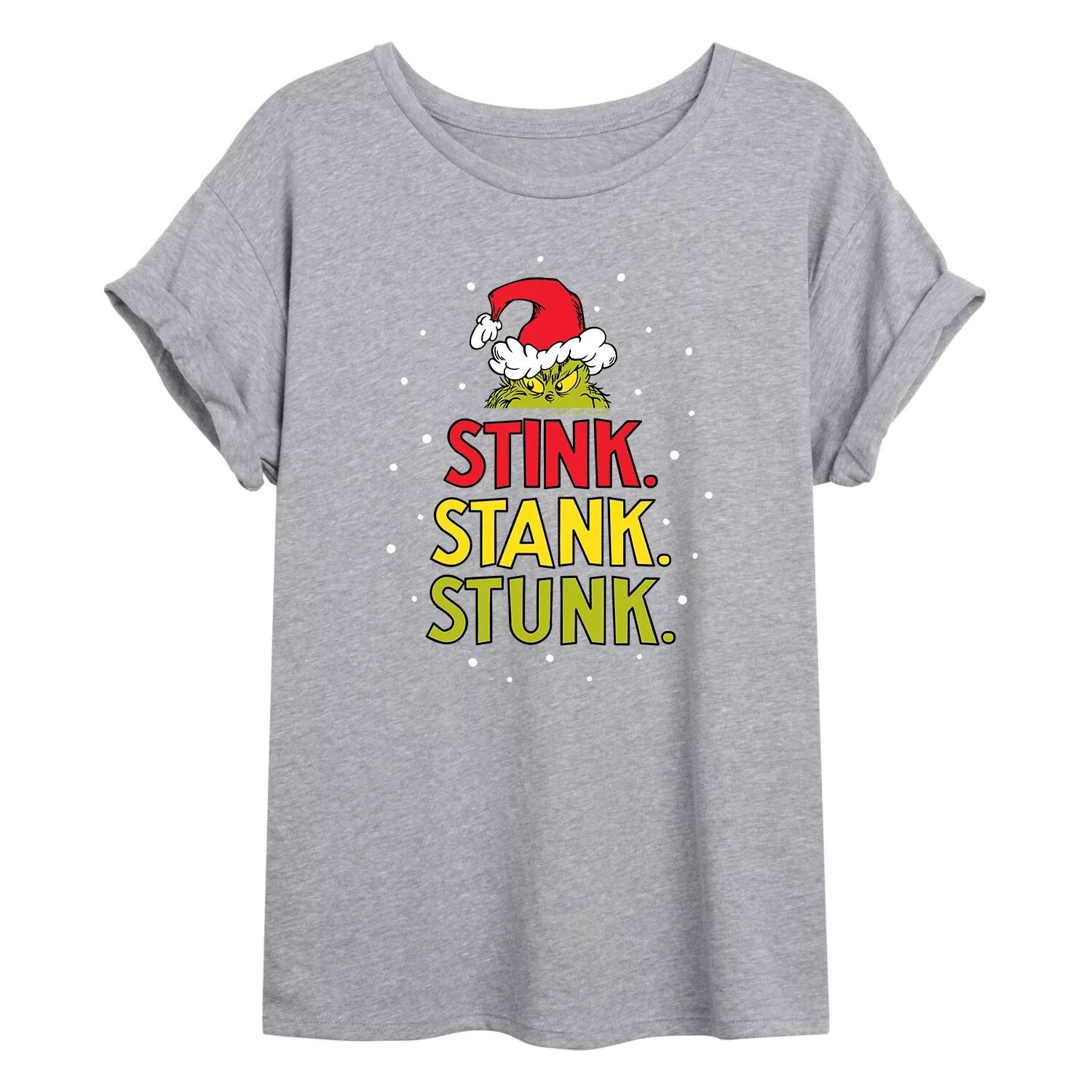 Размерная футболка с рисунком Dr. Seuss Grinch Stink Stank Stunk для юниоров Licensed Character
Размерная футболка с рисунком Dr. Seuss Grinch Stink Stank Stunk для юниоров Licensed Character