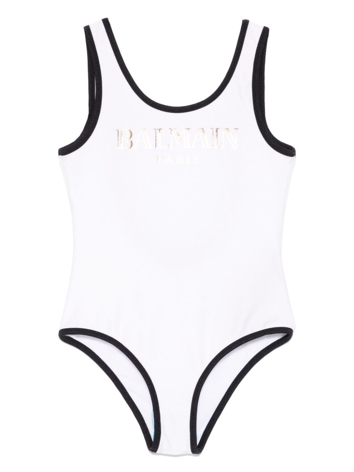 Balmain Kids купальник с логотипом, белый
Balmain Kids купальник с логотипом, белый