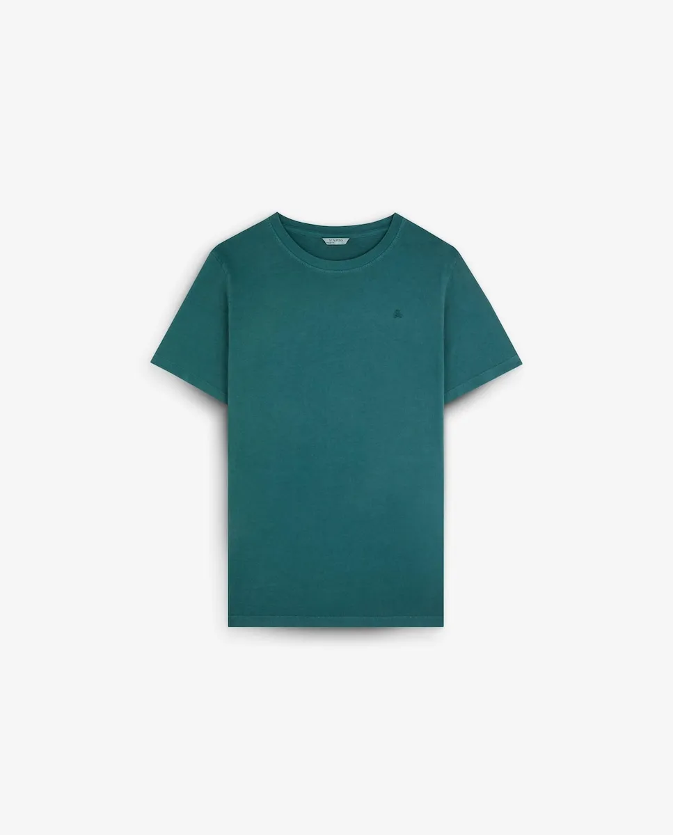 Базовая мужская футболка из хлопка Scalpers, темно-зеленый
Базовая мужская футболка из хлопка Scalpers, темно-зеленый