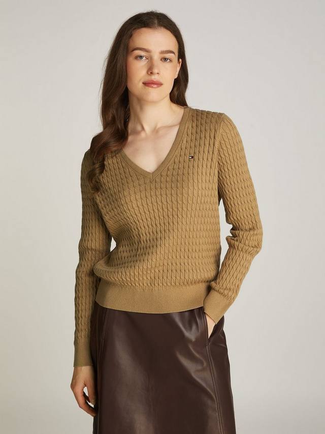 Джемпер из чистого органического хлопка с v-образным вырезом на шнуровке Tommy Hilfiger, цвет Safari Canvas
Джемпер из чистого органического хлопка с v-образным вырезом на шнуровке Tommy Hilfiger, цвет Safari Canvas