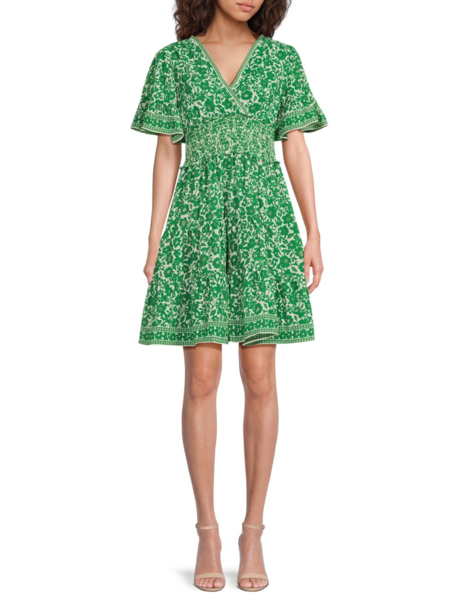 Мини-платье из фактурного жоржета Max Studio, цвет Green Multi
Мини-платье из фактурного жоржета Max Studio, цвет Green Multi