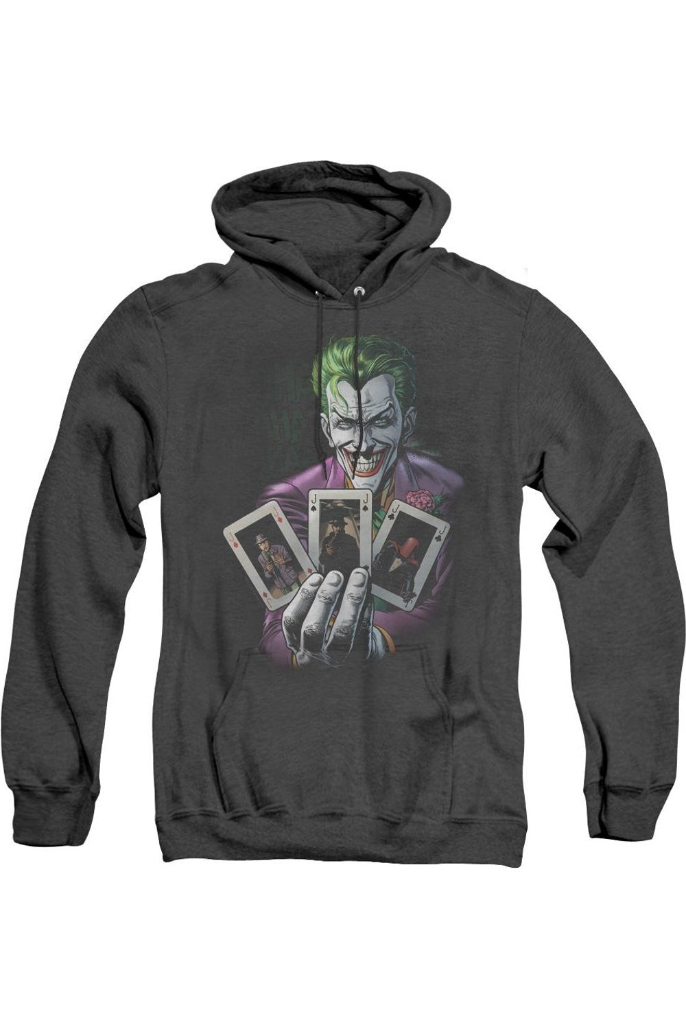 Batman 3 Of A Kind Adult Heather Hoodie / Толстовка с капюшоном Gildan, черный
Batman 3 Of A Kind Adult Heather Hoodie / Толстовка с капюшоном Gildan, черный
