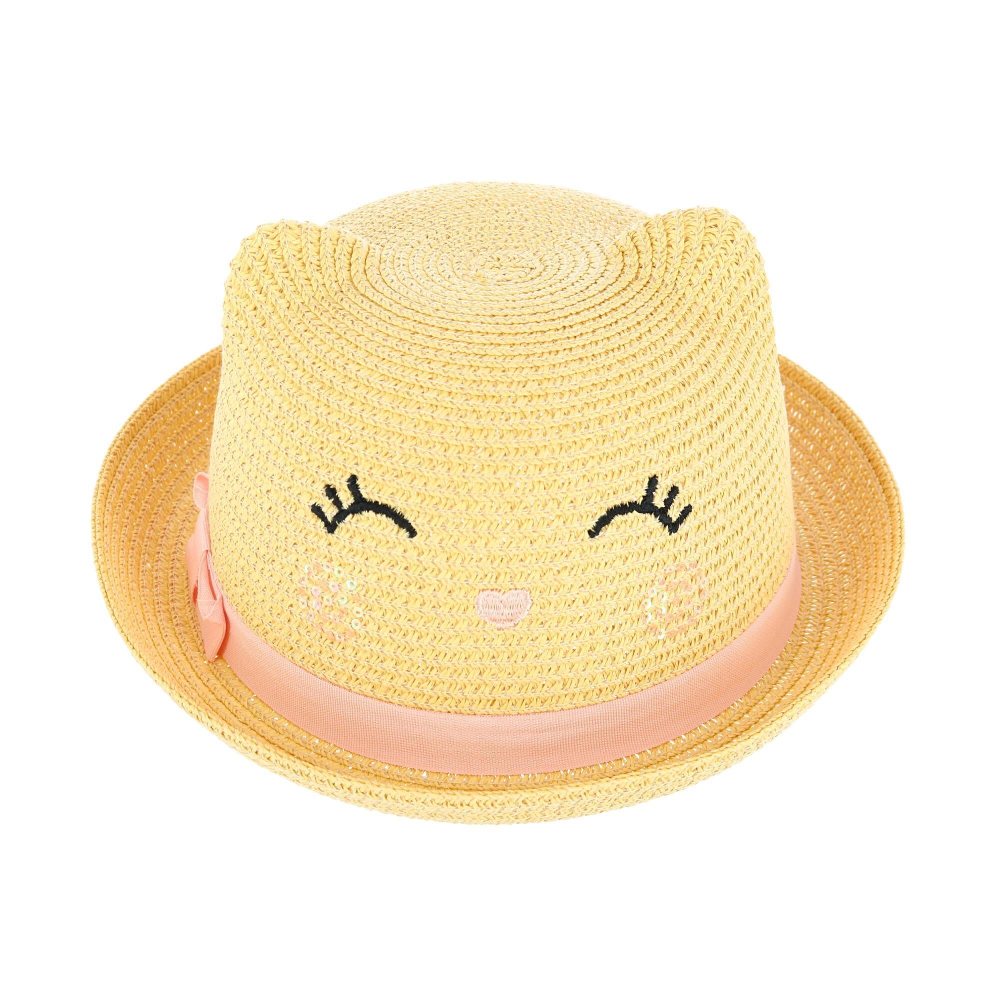Соломенная шляпа от солнца с изображением улыбающейся кошечки для девочки CTM, цвет natural
Соломенная шляпа от солнца с изображением улыбающейся кошечки для девочки CTM, цвет natural