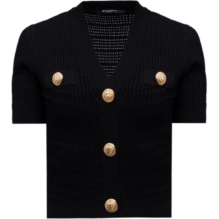 Топ Decorative button Top BALMAIN, черный
Топ Decorative button Top BALMAIN, черный