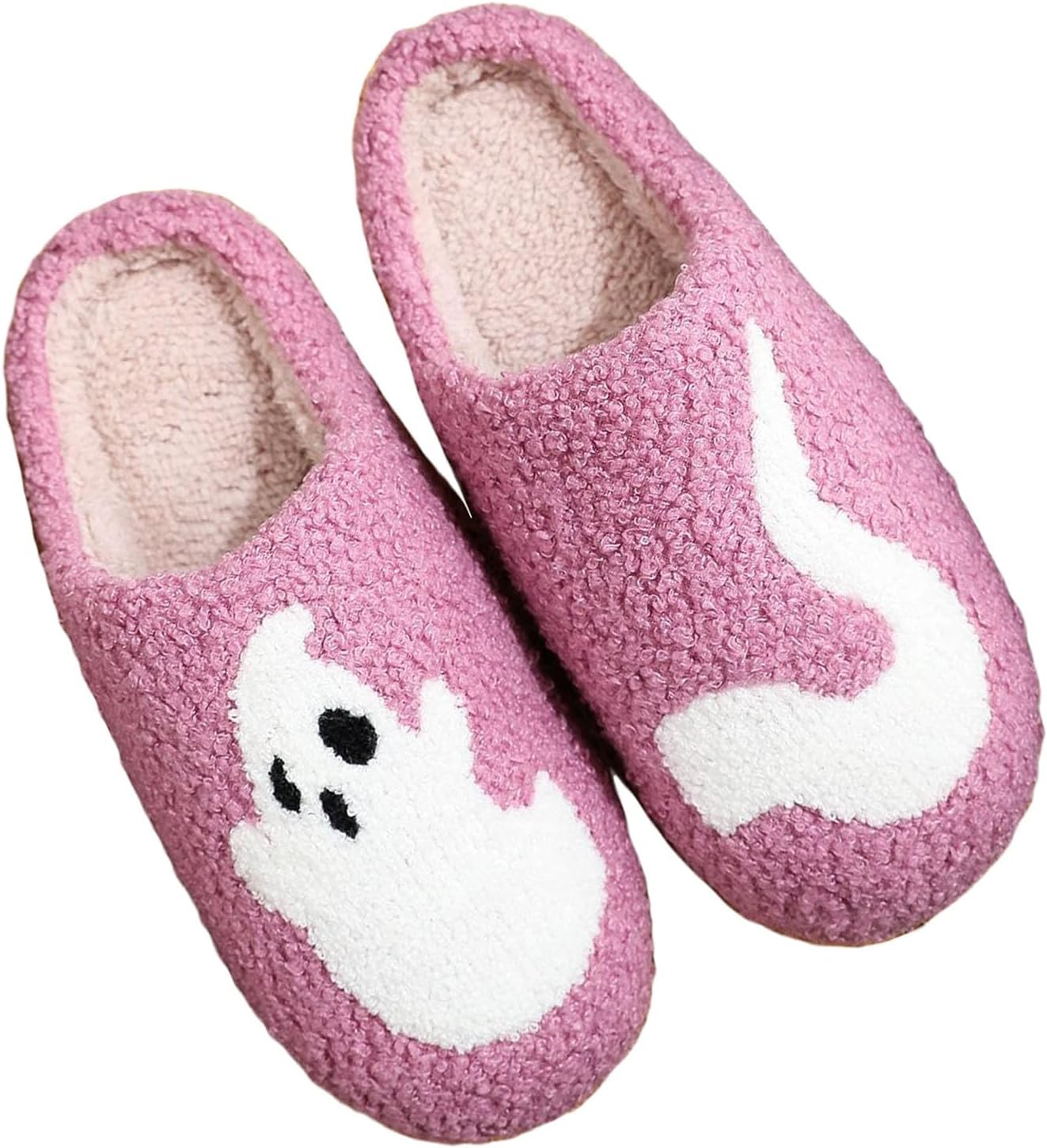 Тапочки JadeRich на Хэллоуин для женщин и мужчин, уютные плюшевые домашние тапочки, смешной дизайн с черепом и привидением, для дома и улицы, фиолетовый
Тапочки JadeRich на Хэллоуин для женщин и мужчин, уютные плюшевые домашние тапочки, смешной дизайн с черепом и привидением, для дома и улицы, фиолетовый