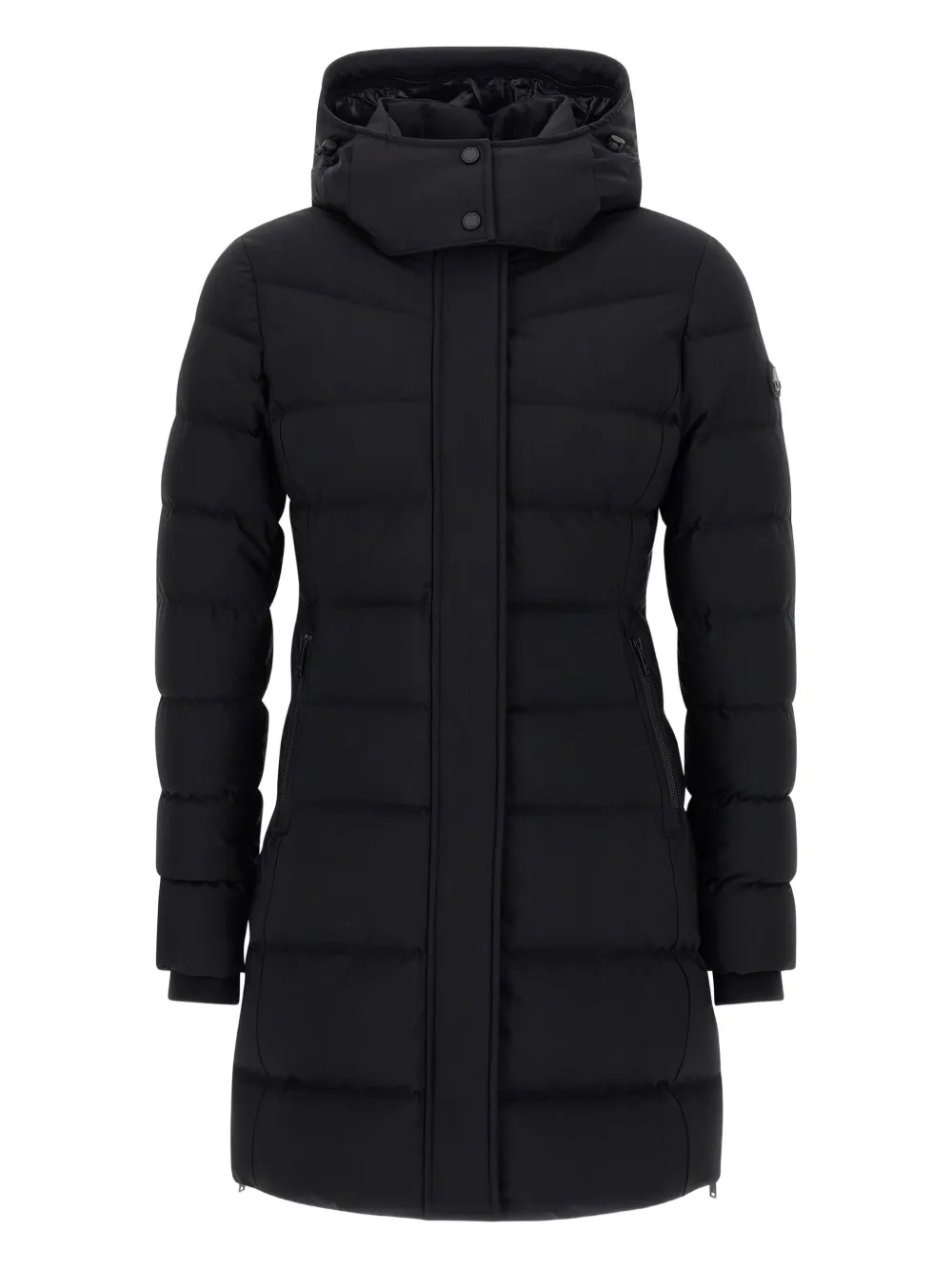 Стеганая утепленная парка Moose Knuckles, черный
Стеганая утепленная парка Moose Knuckles, черный