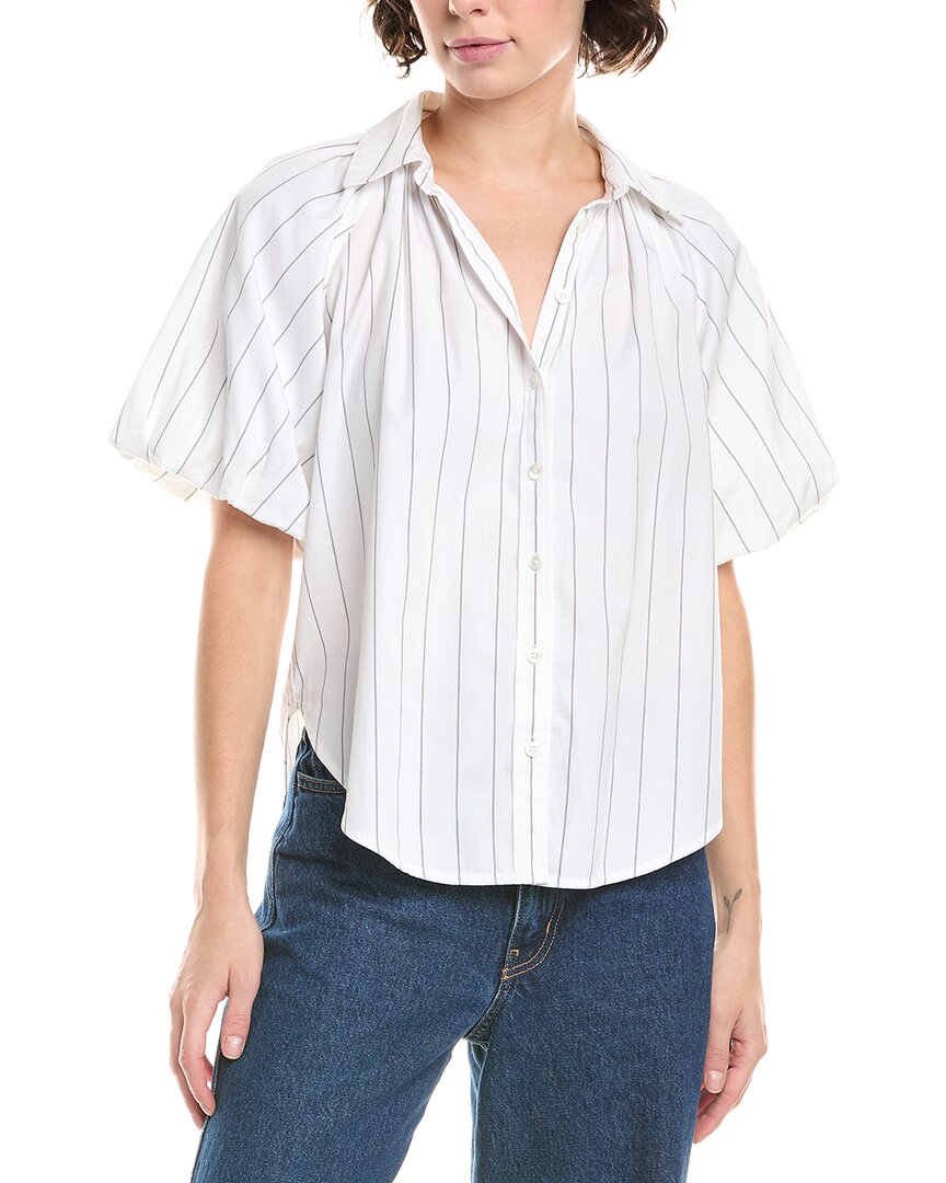 Рубашка Madewell с рукавами-фонариками и застежкой на пуговицы, белый
Рубашка Madewell с рукавами-фонариками и застежкой на пуговицы, белый