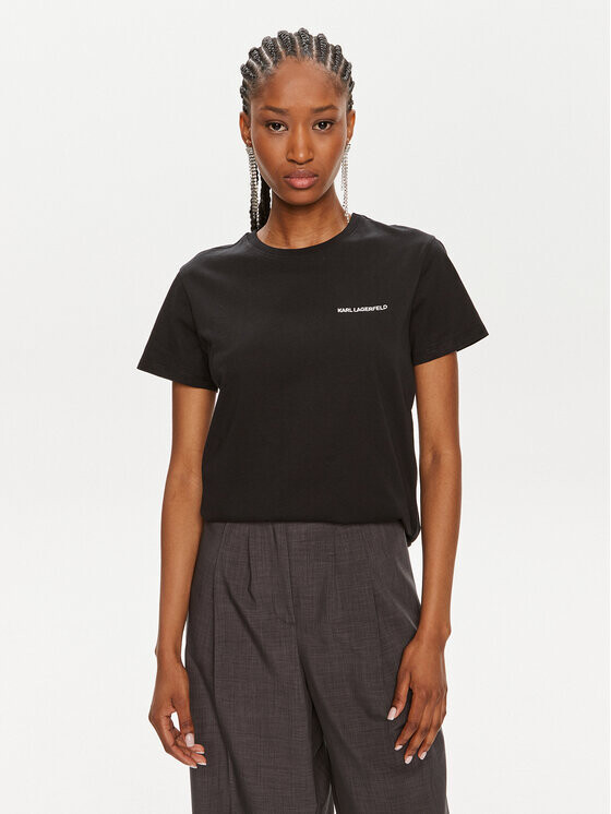 Футболка стандартного кроя Karl Lagerfeld, черный
Футболка стандартного кроя Karl Lagerfeld, черный