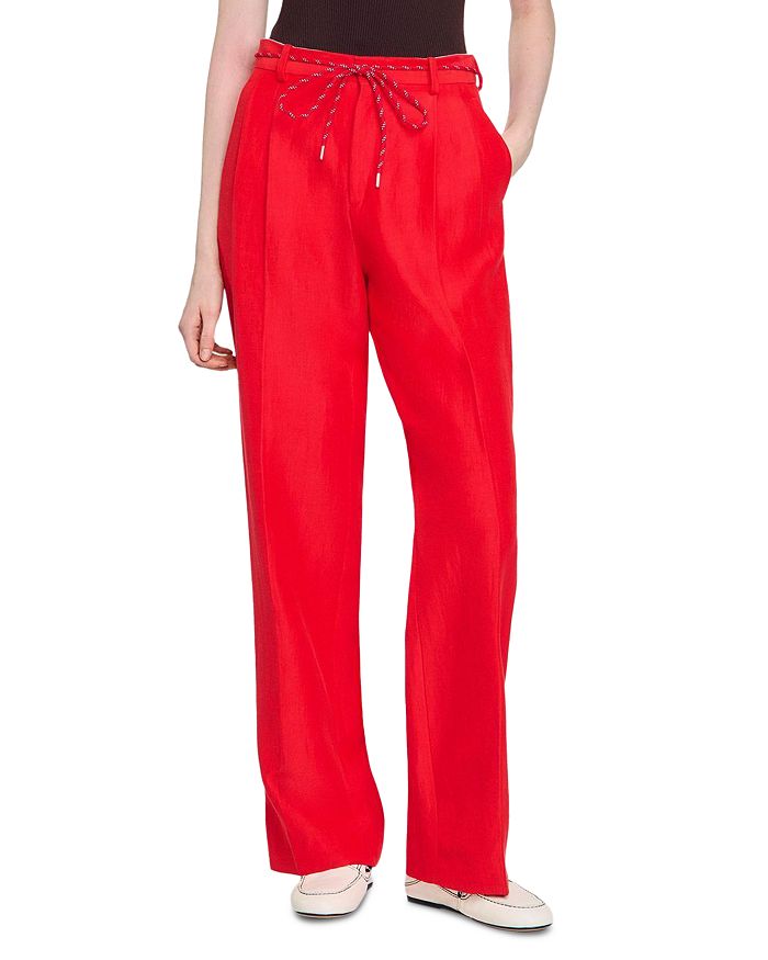 Штаны на шнурке Sandro, красный
Штаны на шнурке Sandro, красный