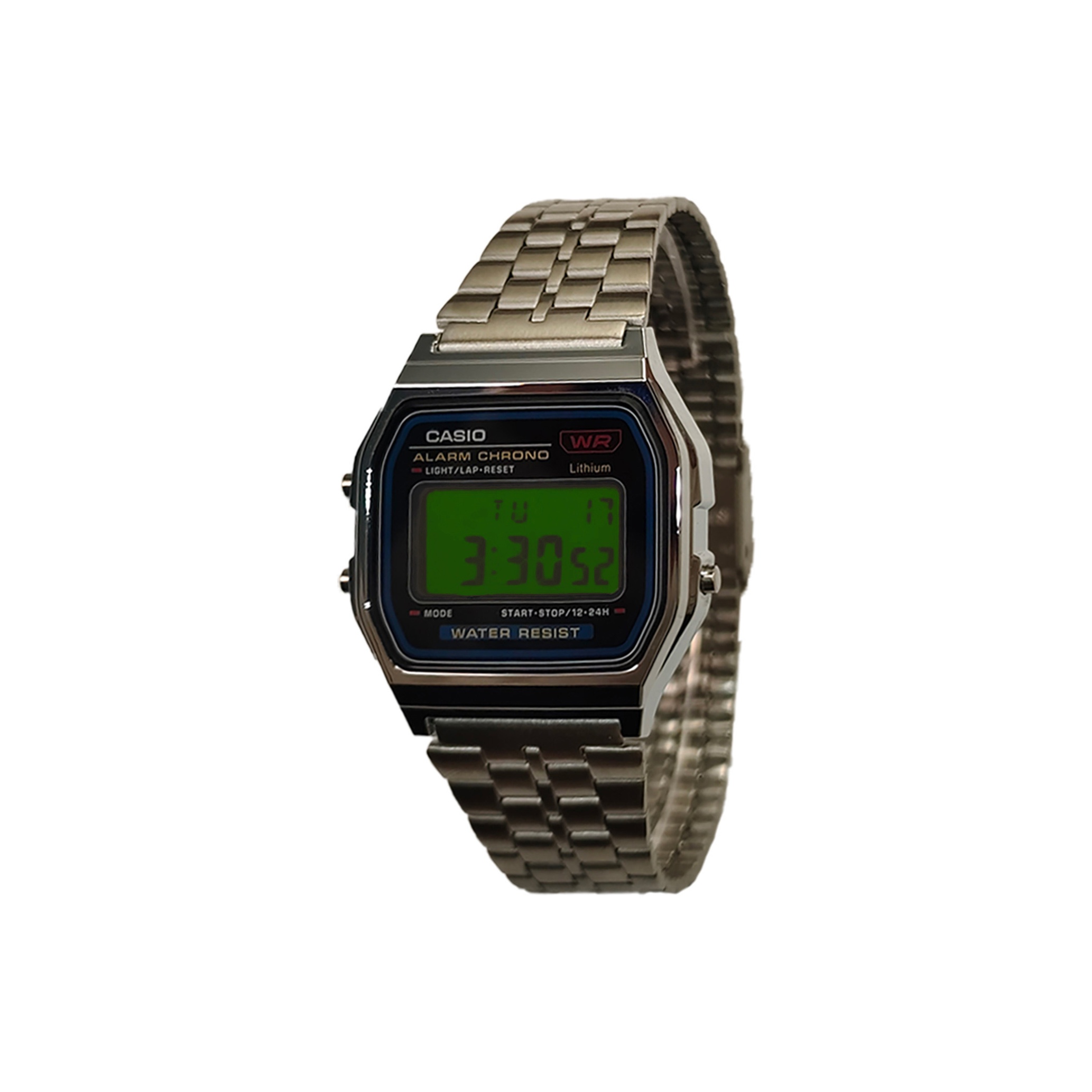 CASIO Часы Retrofit Series Quartz Movement Stainless Steel Strap Watch Men's Watch Black Dial, Black Dial with Green Watch Glass
CASIO Часы Retrofit Series Quartz Movement Stainless Steel Strap Watch Men's Watch Black Dial, Black Dial with Green Watch Glass