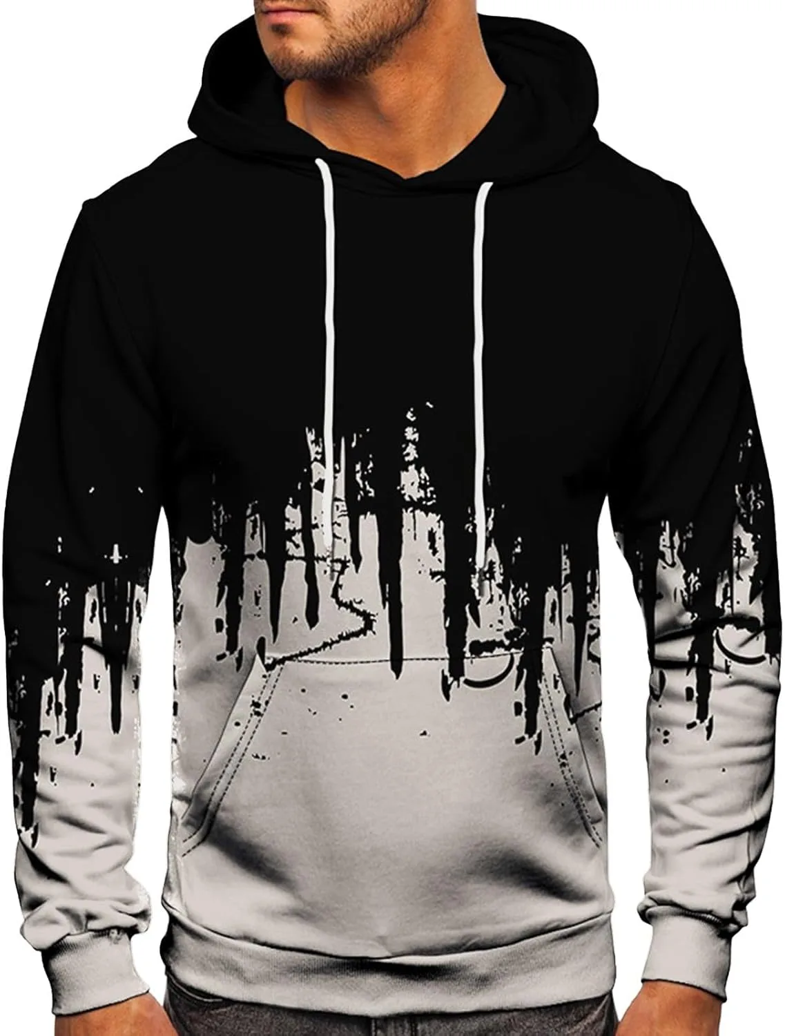 GOFULY мужской худи с 3D принтом, легкий, с карманами
GOFULY мужской худи с 3D принтом, легкий, с карманами