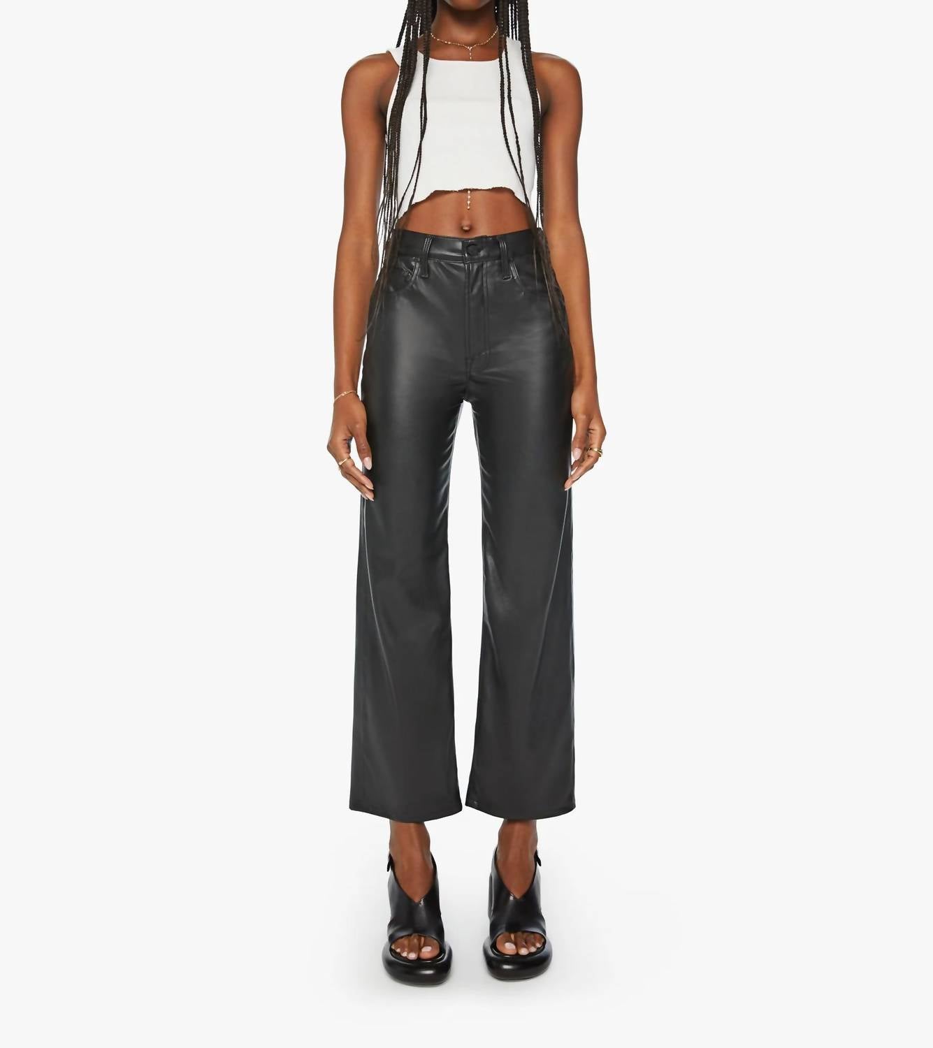 Джинсы Rambler Ankle Jeans черного цвета Mother
Джинсы Rambler Ankle Jeans черного цвета Mother