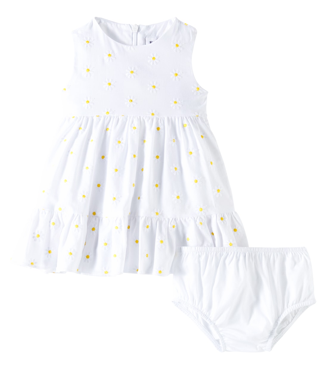 Комплект из хлопкового платья с цветочным принтом и панталон Il Gufo, белый
Комплект из хлопкового платья с цветочным принтом и панталон Il Gufo, белый